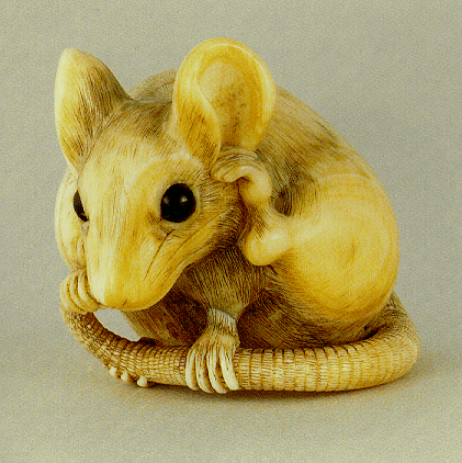 rat image - link to netsuke page