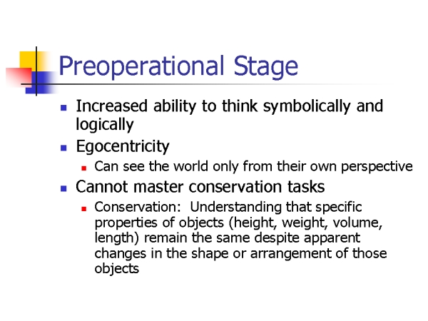  What Is The Preoperational Stage Cognitive Development 2019 02 04