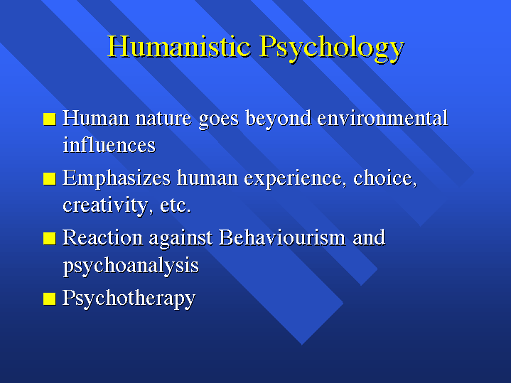 Humanistic Psychology